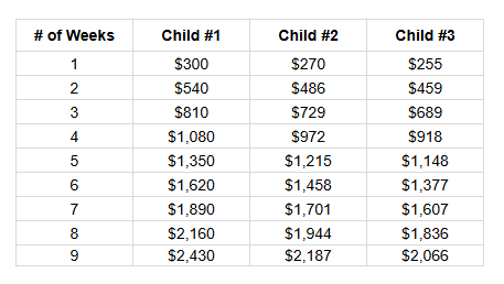 <b>Price per child:</b>